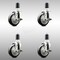 Service Caster 4 Inch 316SS Black Poly Swivel 1-5/8 Inch Expanding Stem Caster Set Brake SCC SCC-SS316EX20S414-PPUB-BLK-TLB-158-4 - alternate 4